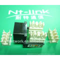 90 p. Ex. Noir ou blanc utp cat 5e rj45 keystone jack